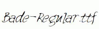 Bade-Regular.ttf