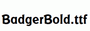 BadgerBold.ttf