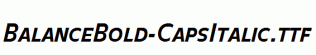 BalanceBold-CapsItalic.ttf
