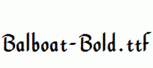 Balboat-Bold.ttf