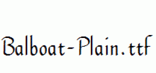 Balboat-Plain.ttf