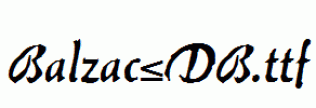 Balzac-DB.ttf