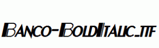 Banco-BoldItalic.ttf