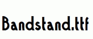 Bandstand.ttf