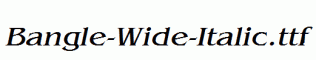 Bangle-Wide-Italic.ttf
