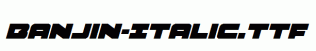 Banjin-Italic.ttf