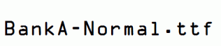 BankA-Normal.ttf