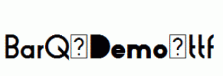 BarQ-Demo.ttf
