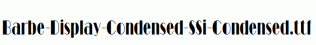 Barbe-Display-Condensed-SSi-Condensed.ttf