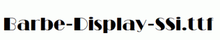 Barbe-Display-SSi.ttf