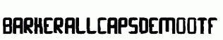Barker-AllCapsDemo.otf
