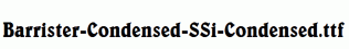 Barrister-Condensed-SSi-Condensed.ttf