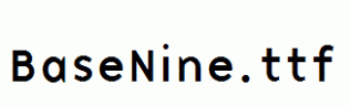 BaseNine.ttf