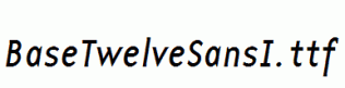 BaseTwelveSansI.ttf