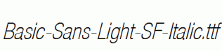 Basic-Sans-Light-SF-Italic.ttf
