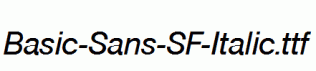 Basic-Sans-SF-Italic.ttf