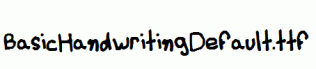 BasicHandwritingDefault.ttf