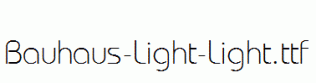 Bauhaus-Light-Light.ttf