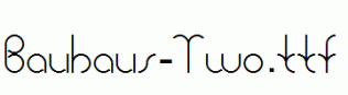 Bauhaus-Two.ttf