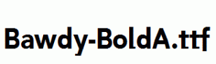 Bawdy-BoldA.ttf
