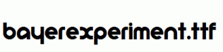 BayerExperiment.ttf