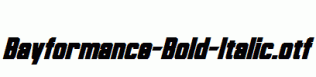 Bayformance-Bold-Italic.otf