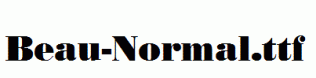 Beau-Normal.ttf