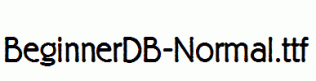 BeginnerDB-Normal.ttf