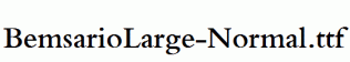 BemsarioLarge-Normal.ttf