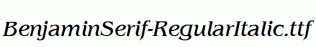 BenjaminSerif-RegularItalic.ttf
