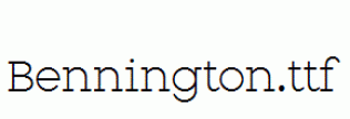 Bennington.ttf