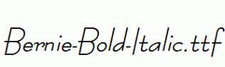 Bernie-Bold-Italic.ttf