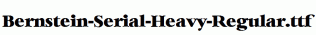 Bernstein-Serial-Heavy-Regular.ttf