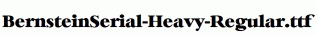 BernsteinSerial-Heavy-Regular.ttf