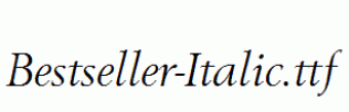 Bestseller-Italic.ttf