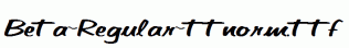Beta-Regular-ttnorm.ttf