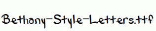 Bethany-Style-Letters.ttf