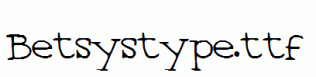 Betsystype.ttf