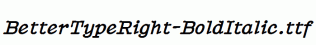 BetterTypeRight-BoldItalic.ttf