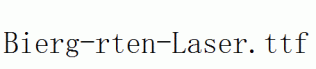 Bierg-rten-Laser.ttf