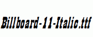 Billboard-11-Italic.ttf