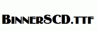 BinnerSCD.ttf