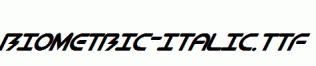 BioMetric-Italic.ttf