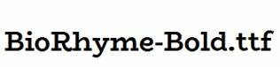 BioRhyme-Bold.ttf