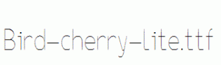 Bird-cherry-lite.ttf
