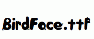 BirdFace.ttf
