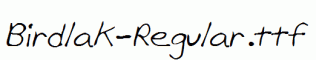 Birdlak-Regular.ttf
