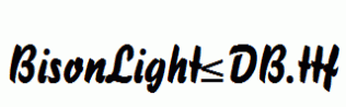 BisonLight-DB.ttf