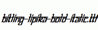 Bitling-lipika-Bold-Italic.ttf
