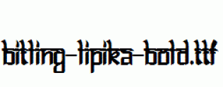 Bitling-lipika-Bold.ttf